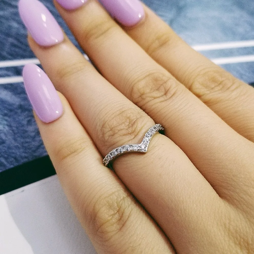 925 sterling silver Unique Ring Band! Designer Band Rings for Women Wholesale Jewelry R715 | Украшения и аксессуары