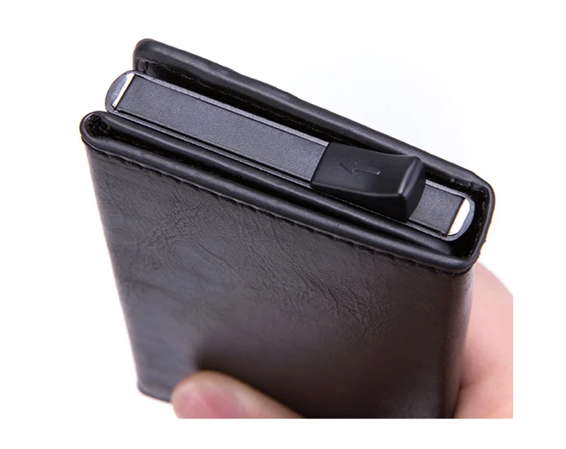 KUDIAN EBAR металлический держатель для карт кошелек алюминиевый сплав RFID кредитный держатель для карт s Твердый бизнес-карта протектор BIH128 PM49