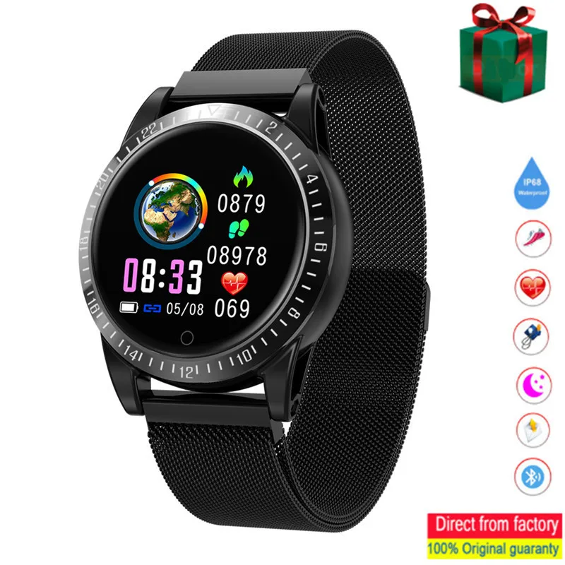 

AK19 Smart Watch Men, IP68 Waterproof Watch, Heart Rate Monitor, Blood Pressure Watches, for IOS Android Smart Bracelet PK CF18