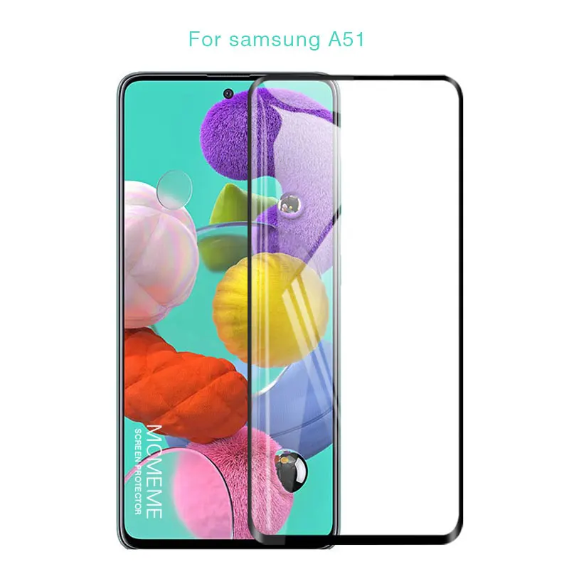 Samsung A51 Закаленное стекло для samsung Galaxy M30S, защитная пленка на весь экран для samsung Galaxy a51 a71 M30S, закаленное защитное стекло - Цвет: Samsung A51