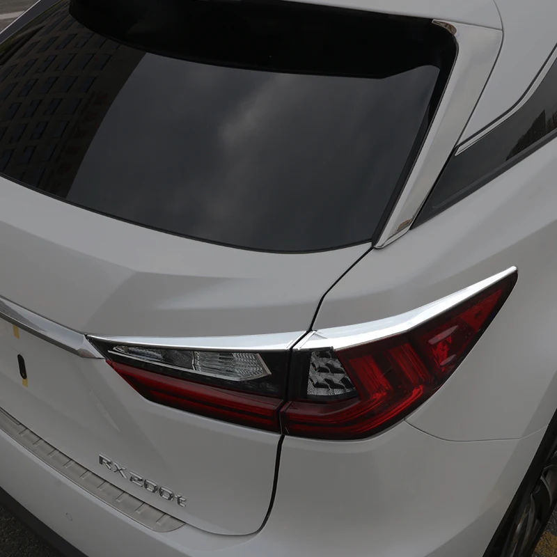 Lsrtw2017 для Lexus RX RX200t 450h RX300 Автомобильная отделка задних фонарей Декоративные интерьерные аксессуары для формовки - Название цвета: 4 pcs
