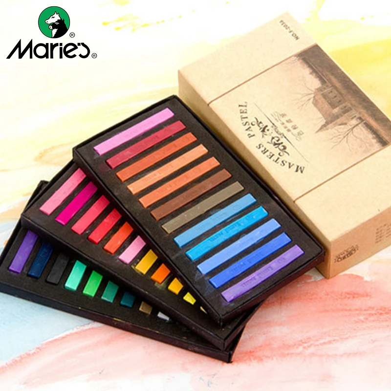 Marie's Soft Pastels 12/24/36 Vibrant Colors Chalk Pastels - Temu