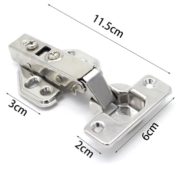 

20pcs Soft Close Kitchen Cabinet Cupboard Door Hinges Plat Clip-On 35mm Gadget