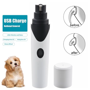 

Electric Pet Nail Grinder Pet Paws Trimmer Dog Nails Grooming Tool Cat Nail Clipper Trimming Cutter USB Charging Pet Shop Supply