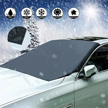 

Car Magnet Windshield Cover Snow Cover Sunshade Ice Snow Frost Protector Winter Wind Protector Magnetic Car Shield Sun Shade#Ger