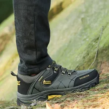 Стиль противоскользящие водонепроницаемые износостойкие уличные альпинистские ботинки мужские низкие ботинки большого размера походная обувь для путешествий спортивная мужская повседневная обувь