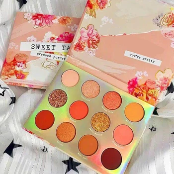 

MENOW 12 Color Glitter Shimmer Eye Shadow Powder Matte Eyeshadow Palette Cosmetic Makeup Women female eye makeup palette