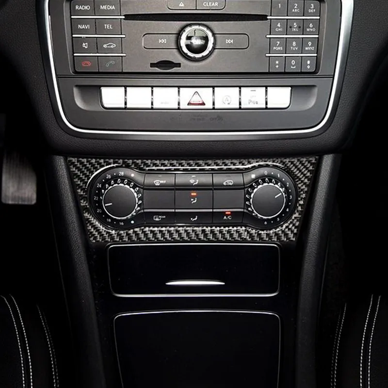 Центральная консоль кондиционер CD панель накладка для Mercedes Benz X156 W176 C117 CLA GLA A B