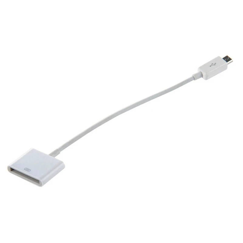 Белый Мини USB 30pin Женский 5 Pin типа «папа» передаточный переходник aux кабель для передачи данных для iPhone гнездовой разъем для наушников конвертер