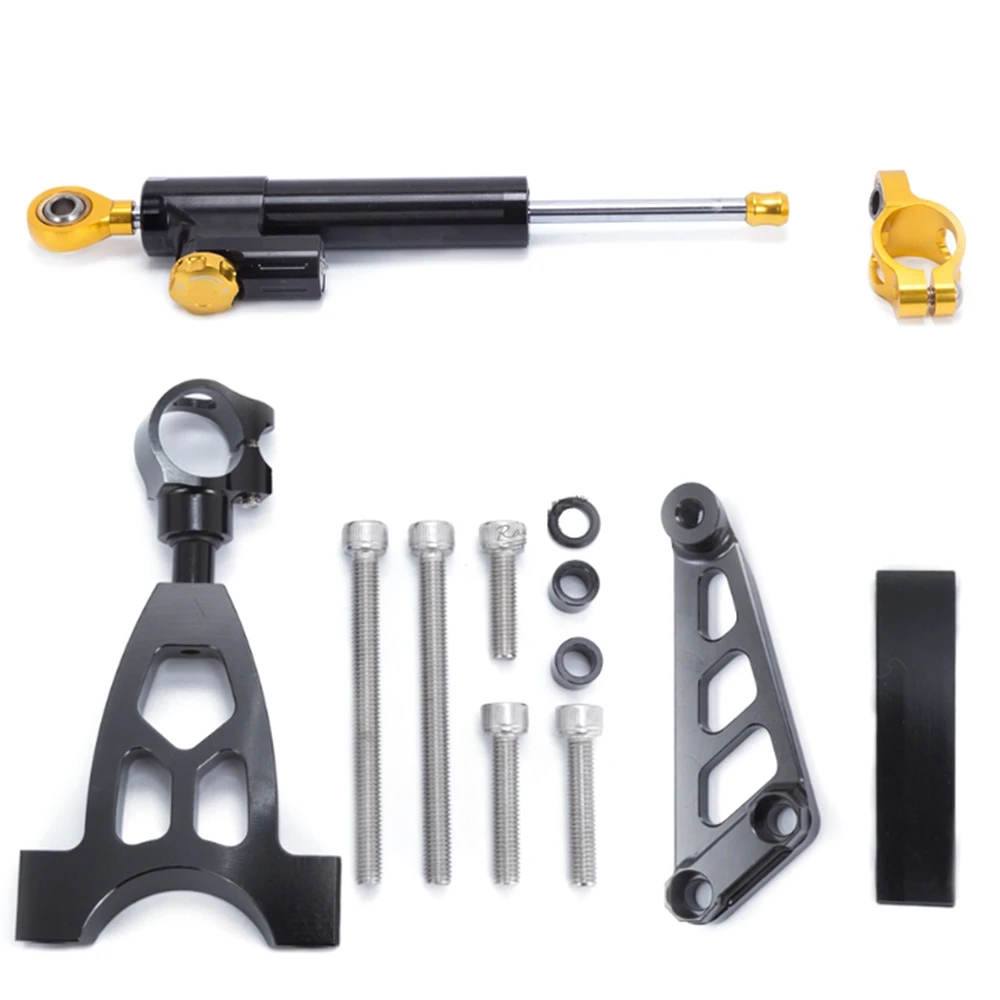 

Motorcycle Aluminium Steering Stabilizer Damper Mounting Bracket Kit for HONDA CB400 VTEC 1999-2010