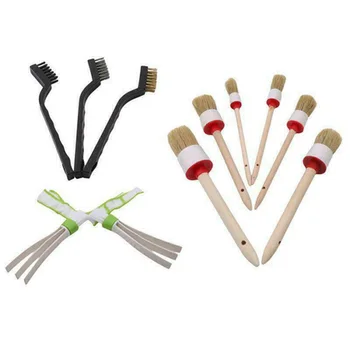 

Inner Cleaning Brush Boar Hairs Replacement Parts Accessories Car 11Pcs