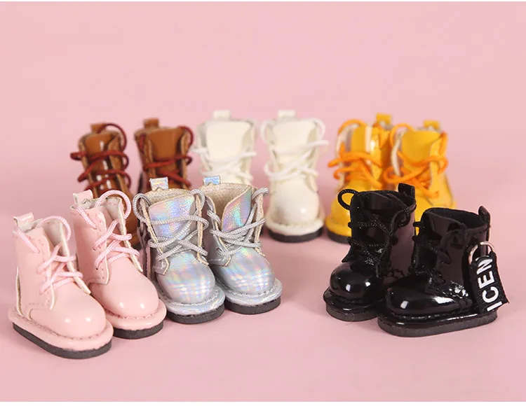 Удивительная [1/12 кукла кожаных ботинок] OB11 обувь obitsu11 сапоги(подходит для Ob11, obitsu11, BJD12