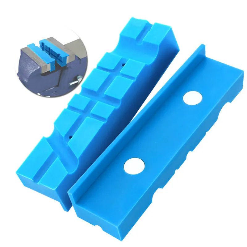 

2019 New Sale product Bench Vise Magnetic Protection Strip Universal Anti-skid Pad Soft Jaw Fittings L9 #2