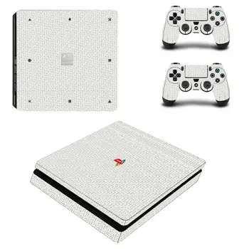 

Pure White Color Full Cover Faceplates PS4 Slim Skin Sticker Decal Vinyl for Playstation 4 Console & Controller PS4 Slim Sticker