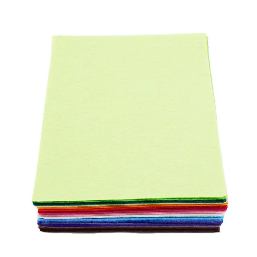 CMCYILING Green Felt Sheets 1 MM Thicknes, Non-Woven Fabric, Polyester  Cloth For DIY Sewing Crafts Scrapbook 40 Pcs/Lot 10*15cm