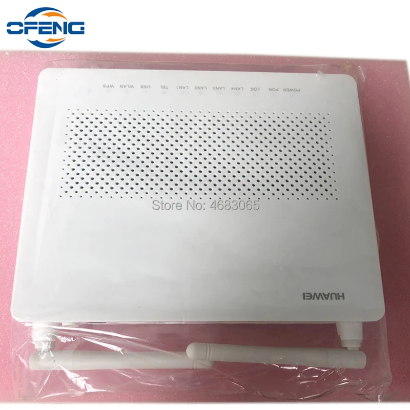 7 шт. б/у Hauwei Gpon WiFi Ont onu 2POTS + 4FE 1USB модем с английским программным обеспечением
