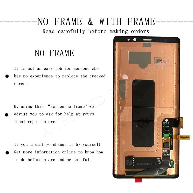  ORIGINAL AMOLED N950F LCD For Samsung Note 8 LCD Display Touch Screen With Frame For Samsung Note 8
