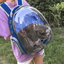 Дышащая переносная сумка-переноска для домашних животных, для путешествий, для собак, кошек, сумка, прозрачное пространство, рюкзак для домашних животных, для переноски котенка, клетки#20