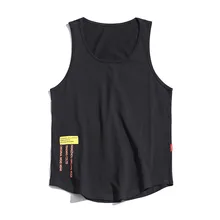 Спортивная мужская одежда мужская летняя новая стильная модная быстросохнущая Спортивная жилетка Удобная Блузка Топы высокого качества для улицы#7