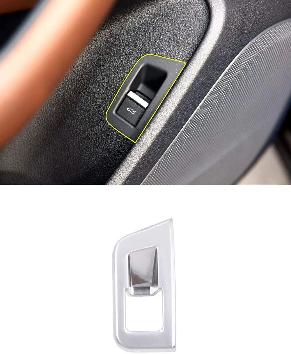 Крышка кнопки переключателя багажника из хромированного АБС-пластика для Audi Q7 2016