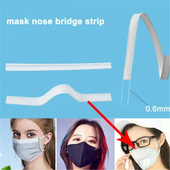 

100pcs Nose Bri Dge Strip Mouth Mask Accessories Diy Making Mask Fix Protectio Mask Materials Sewing Diy Handmade Craft