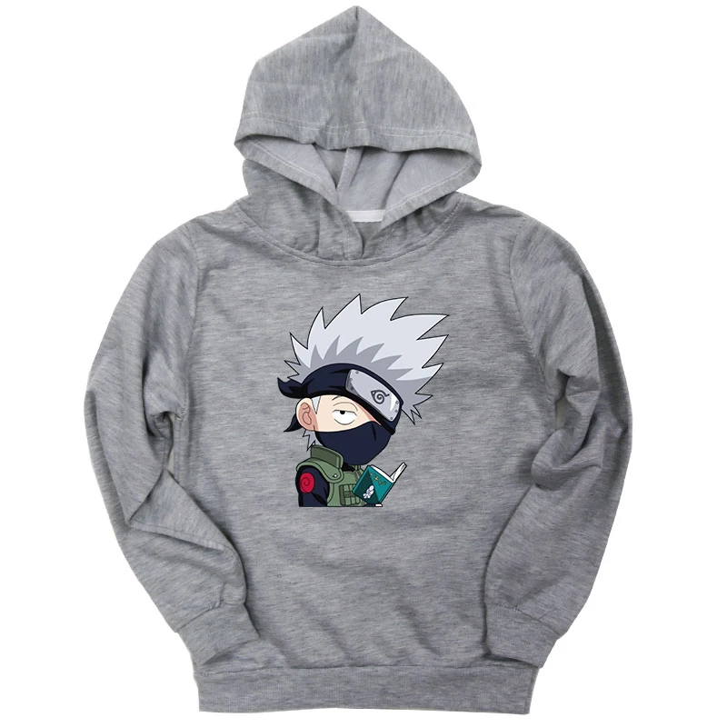 Hoodies 12 Детская толстовка худи в стиле аниме «Наруто» для девочек; детская толстовка с капюшоном; сезон весна-осень; толстовка с капюшоном для мальчиков; детская светящаяся одежда унисекс - Цвет: Hoodies 12