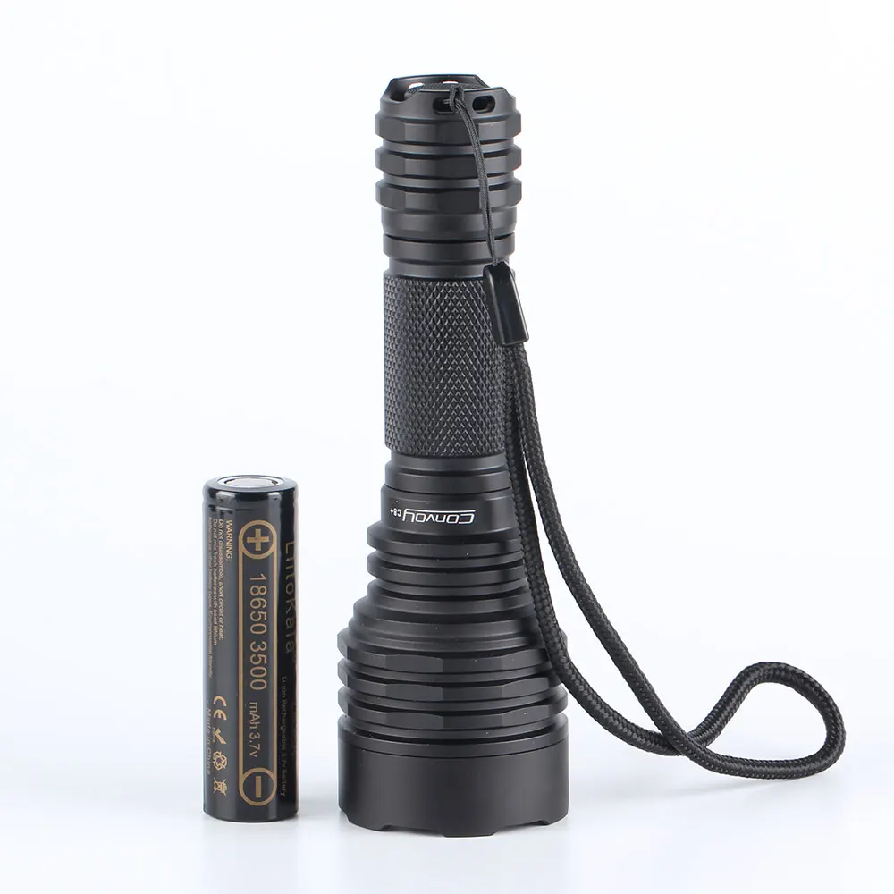 Черный Convoy C8 + CREE XPL HI с 1 аккумулятором 18650 | Лампы и освещение