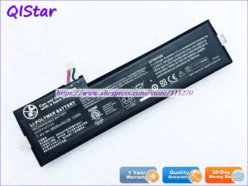 QISTAR 7,4 V 3800mAh подлинный SMP-TVBXXCLF2 Аккумулятор для ноутбука Simplo