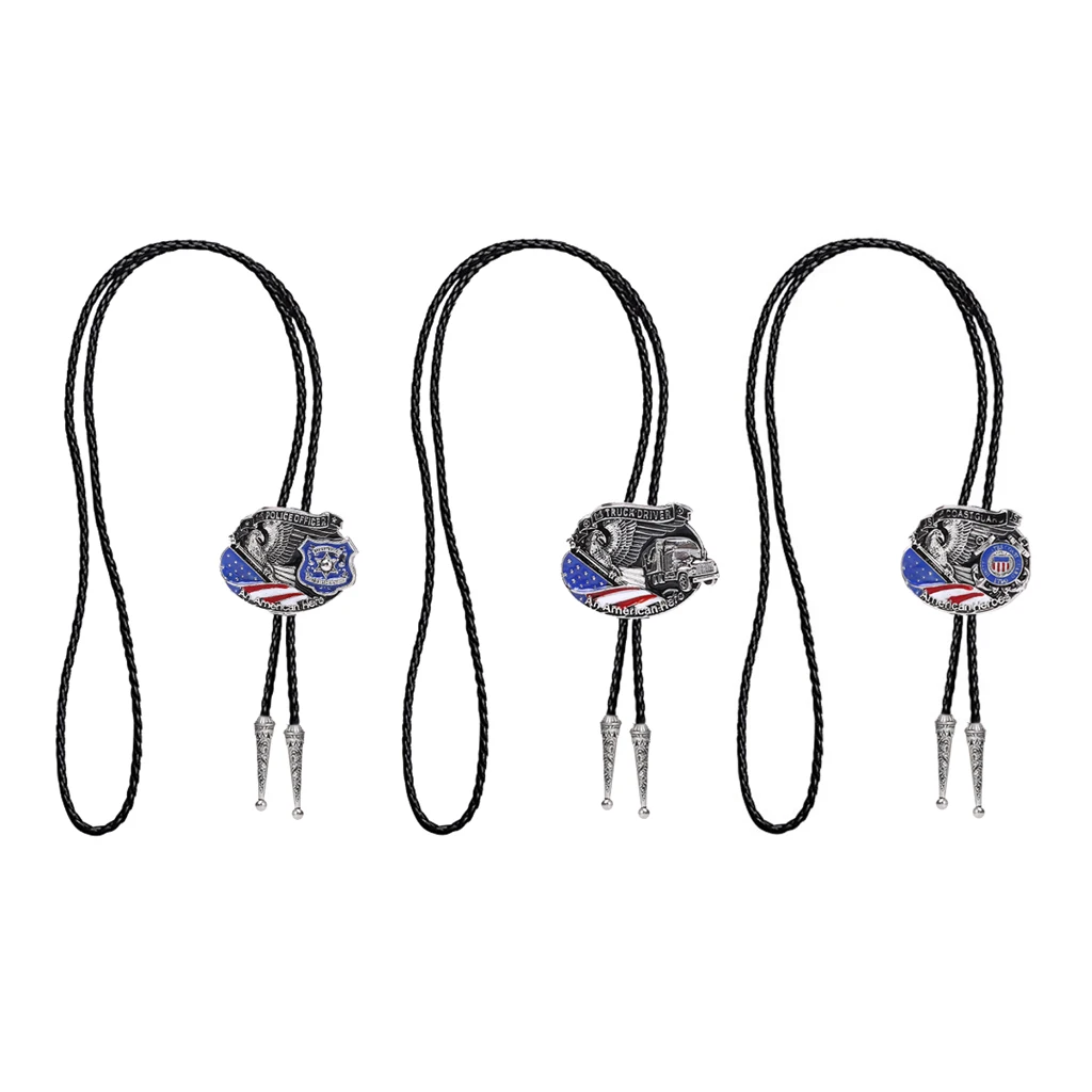 Mens Bolo Tie Western American  Series Bolo Tie Classical Tie Pendant