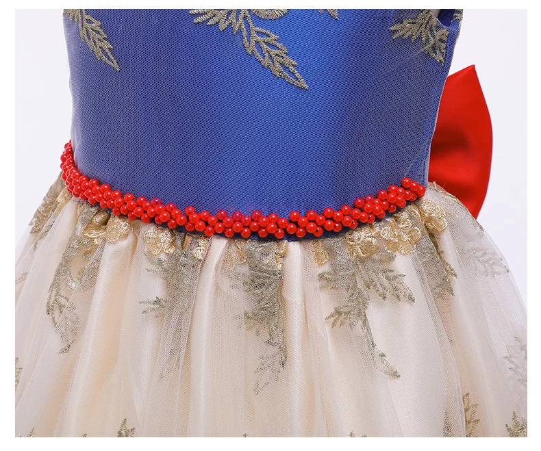 Детское Кружевное платье-пачка принцессы с жемчужинами для торжественных мероприятий, свадебных торжеств; детская одежда с цветочным узором для девочек; детская праздничная одежда для девочек