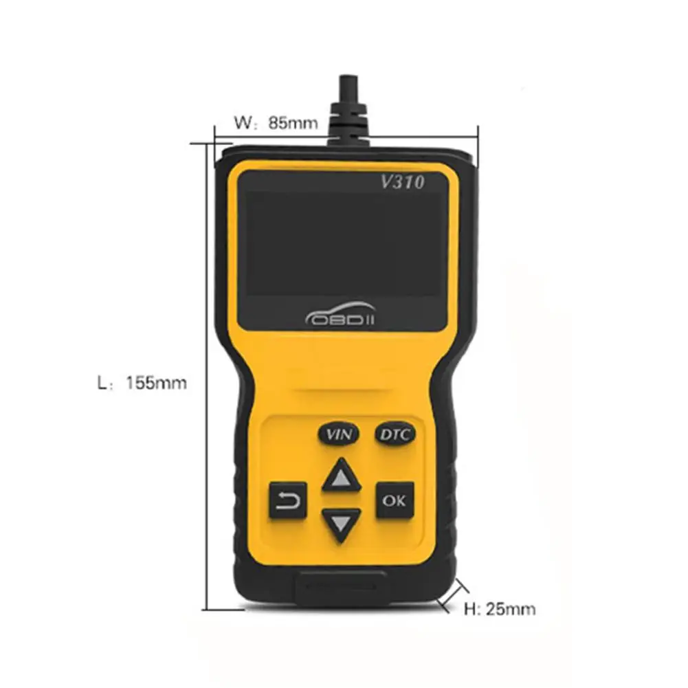 OBD2 автомобильный Obd2 автоматический диагностический сканер двигателя тестер хладагента темп Автомобильный датчик скорости OBDII диагностический инструмент сканер Automotivo