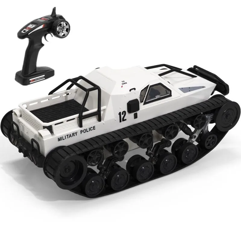 Радиоуправляемый автомобиль 4WD RC Танк 1:12 высокоскоростной Дрифтерный Танк 2,4G автомобиль с дистанционным управлением вращение на 360 ° грубая зуб пила радиоуправляемая гусеничная колесница Танк автомобиль