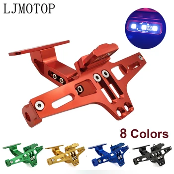 

Motorcycle Rear License Plate Mount CNC with Holder LED For KTM Duke 125 RC125 790 1190 Adventure 990 SMR RC200
