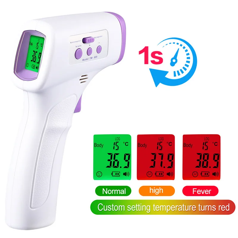 

Non-contact Thermometer LCD Digital Fever Handheld Infrared Forehead Body Thermometer Portable IR Measurement Tool For Baby