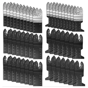 

50PCS Mix Oscillating Saw Blades Kit Quick Release Oscillating Multitool Blades