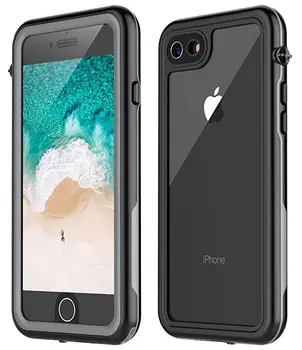 

Waterproof Case for iPhone 7 8 Case Shockproof Dustproof Case Cover with Screen Protector Underwater Outdoor for iPhone X XS XR