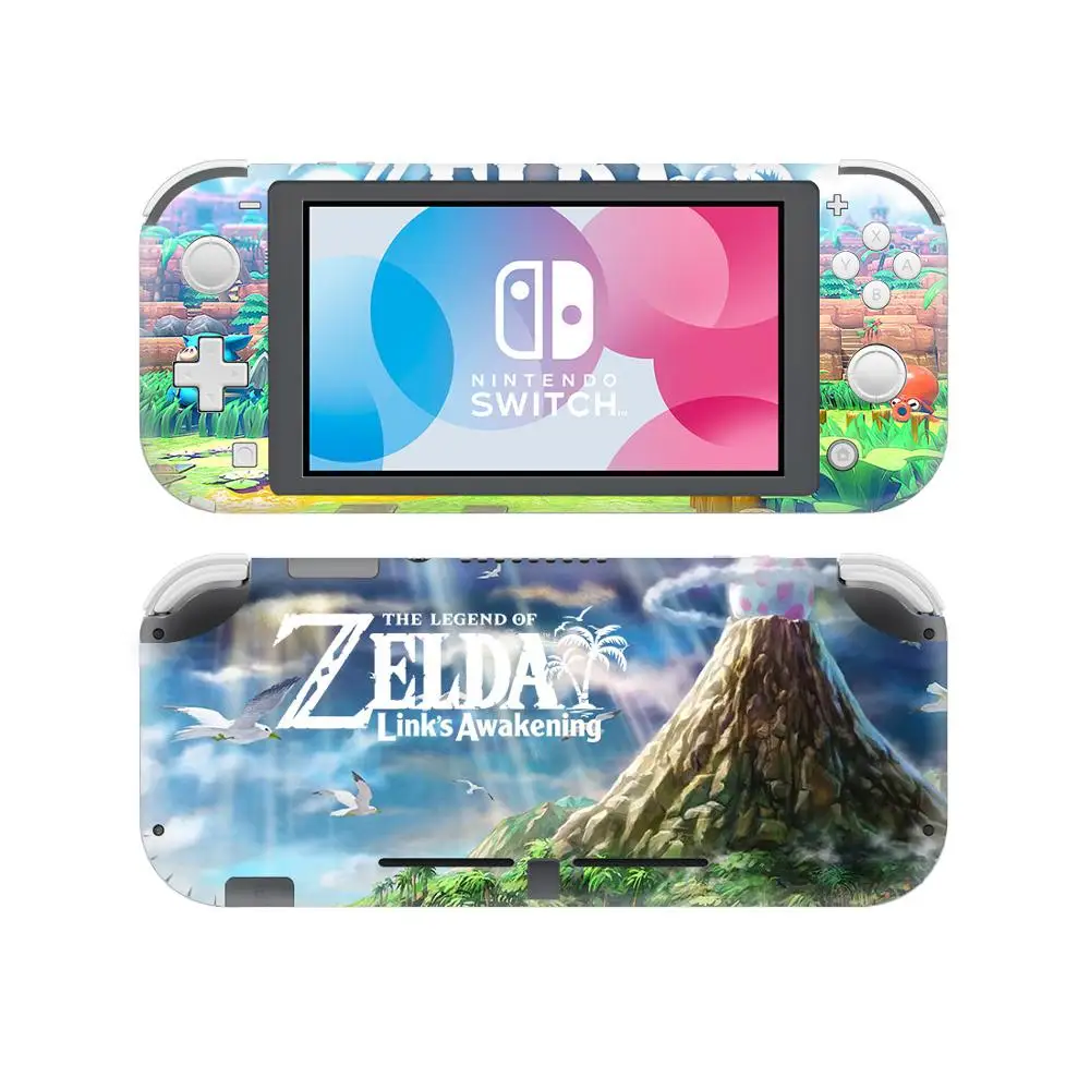 Rend switch Lite Skin The Legend of Zeldas Link пробуждающая наклейка для консоли и контроллера Switch Lite виниловые наклейки - Цвет: YSNSL0004