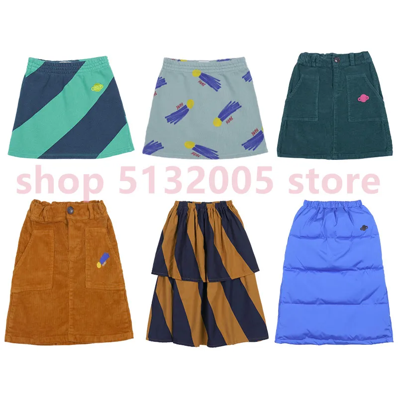 Buy IN STOCK 2019 Autumn and Winter New BC with The Series of Girls Skirts Small Children s Printed Quilted Skirt
