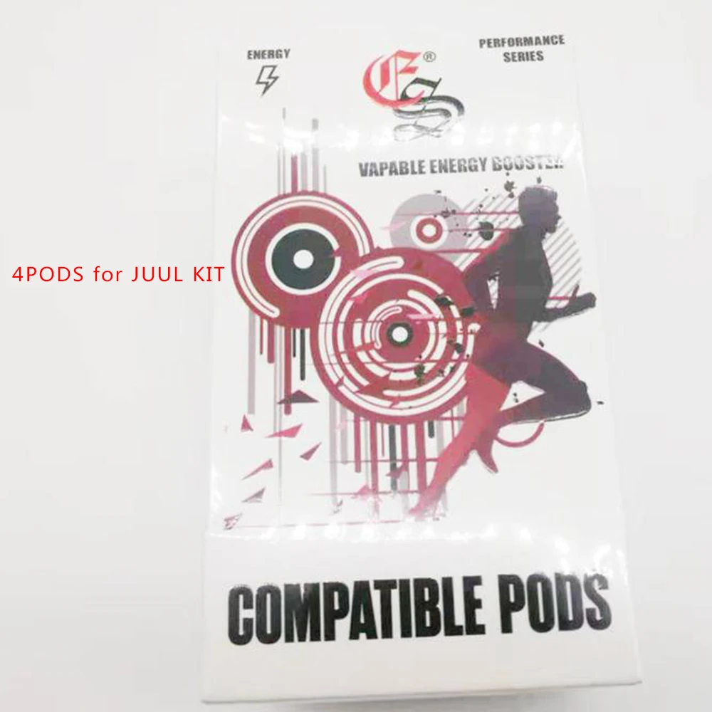 Комплект Kamry XJ Vape Pod, 250 мА/ч светодиодный модуль с индикатором мощности, ручка vaporizerl для Juul pod - Цвет: Energy