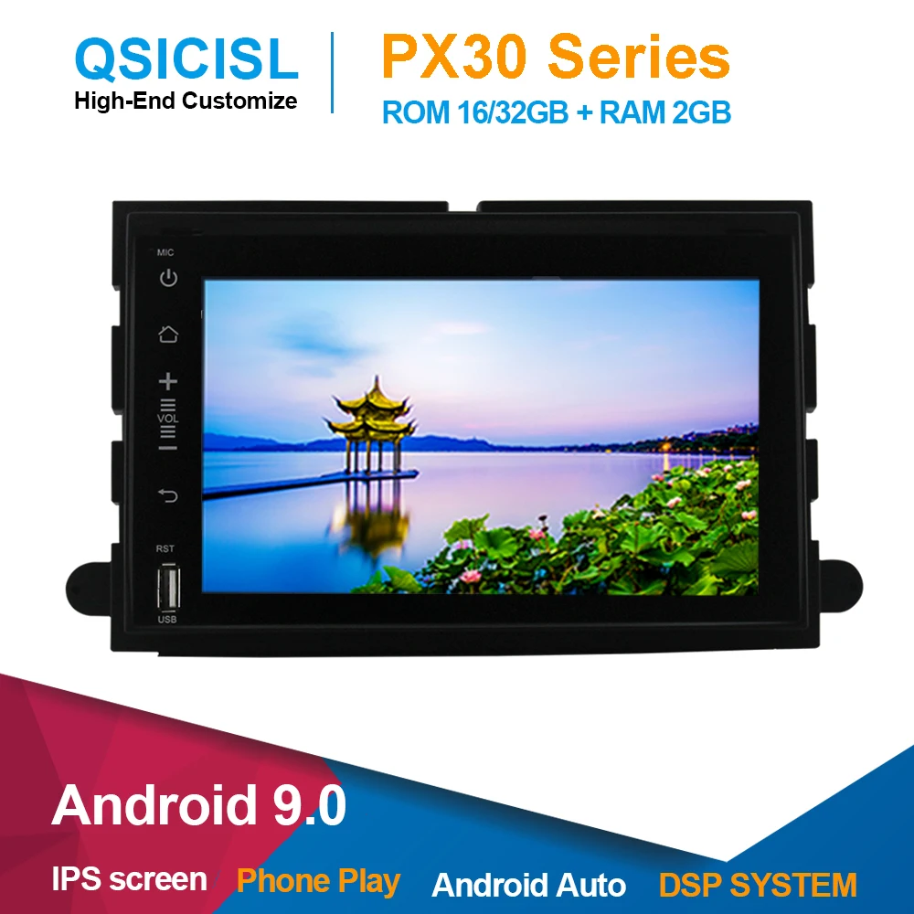 Android 9,0 ips " автомобильный Радио мультимедийный плеер для Ford F-150 без DVD 2004-2008 головное устройство 2 din gps навигация Мультимедиа Стерео