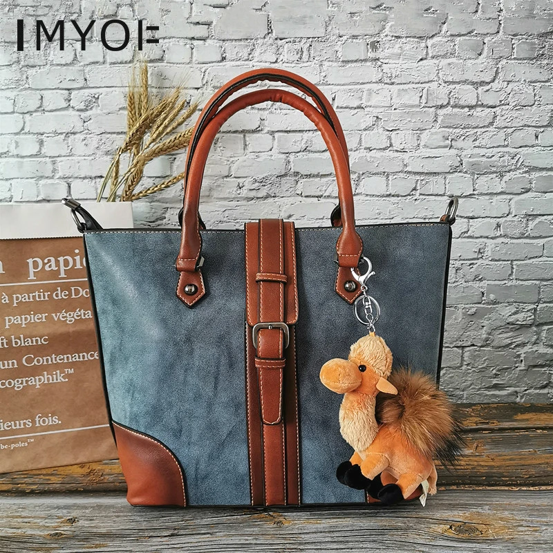 

Luxury Designer Women Handbags Vintage Soft Genuine Leather Ladies Crossbody Bag Large Capacity Casual Tote with Ball Pendant