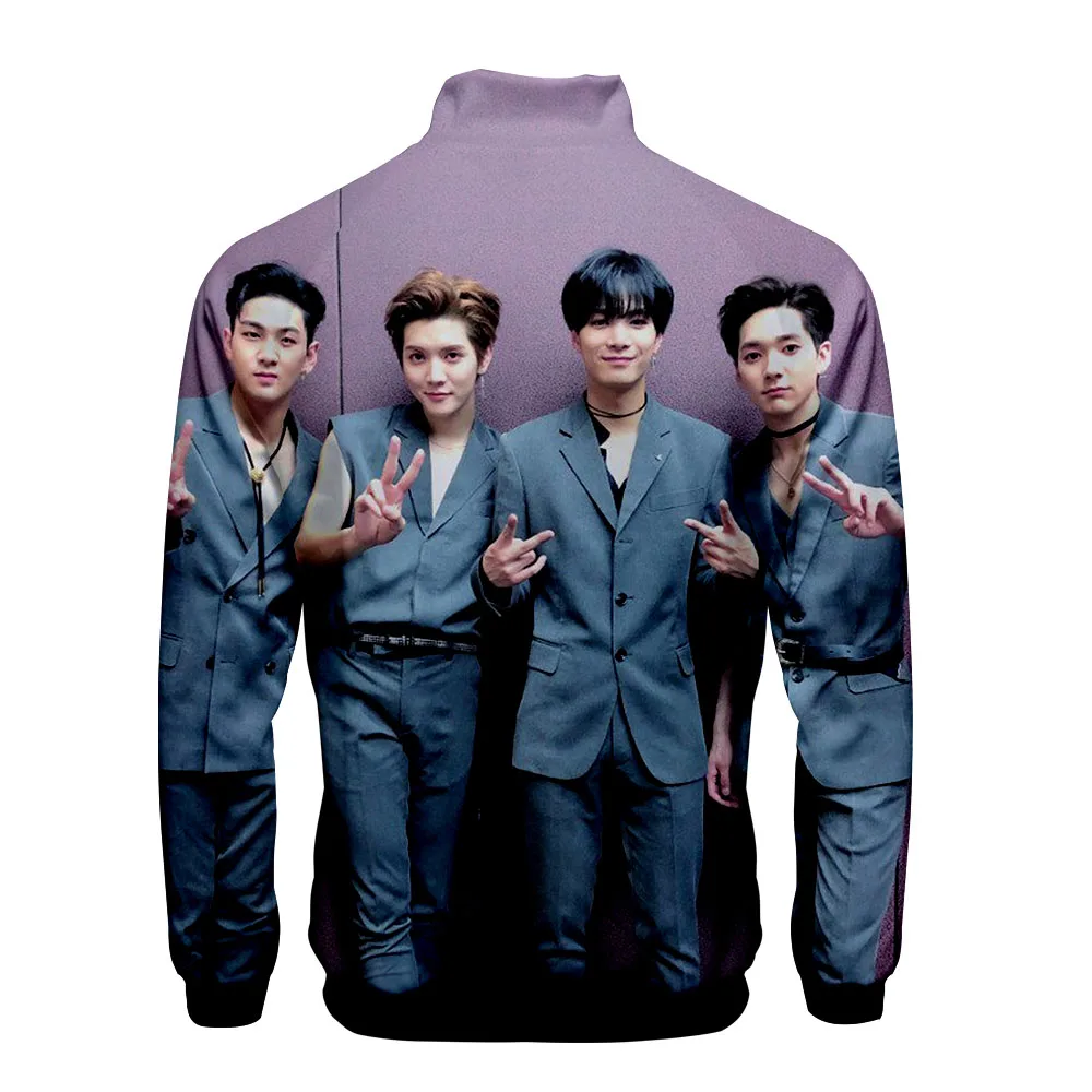 NU'EST мальчик группа куртка стиль Slim fit ветровка мужская Slim fit молния Мода Тренд Повседневная куртка ветровка