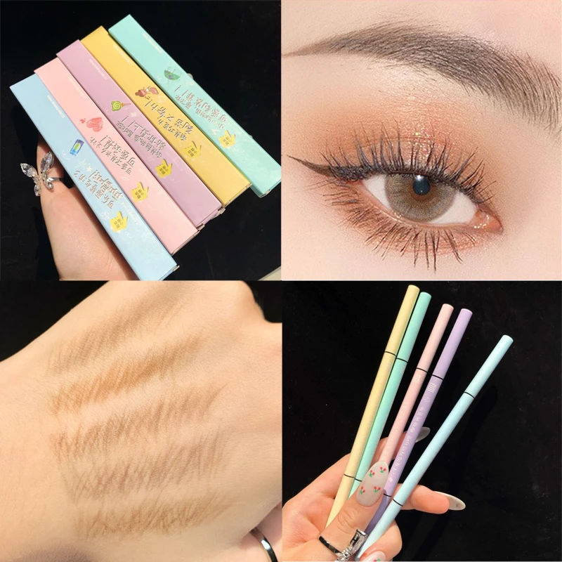 5 Color Grey Brown Eyebrow Pencil Waterproof Long Lasting Eyebrow