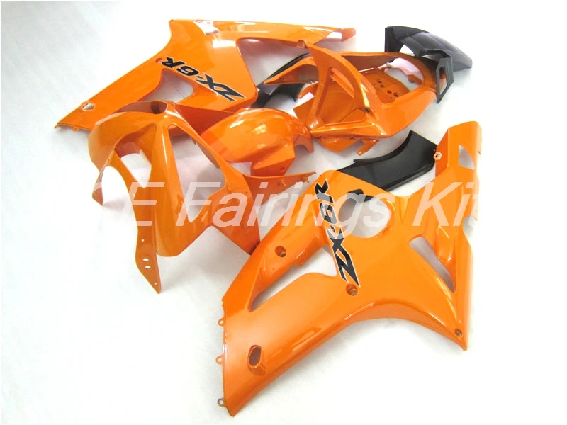 

100% Easy Installation Injection Fairing Fit for Kawasaki ZX6R 2003 2004 ABS fairings set ZX-6R 03 04 Ninja 636 black matte