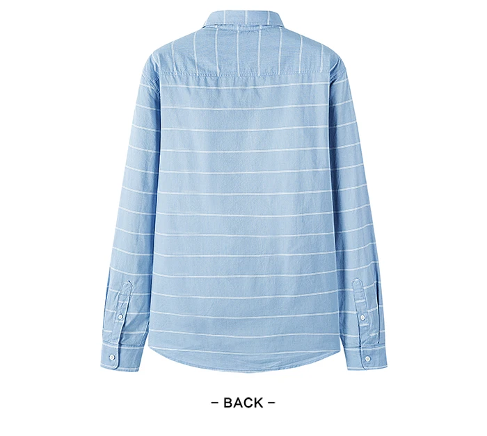 SEMIR, мужская рубашка с длинным рукавом, зима, новая полосатая рубашка с отворотом, плюс бархат, теплая верхняя одежда, модная мужская одежда