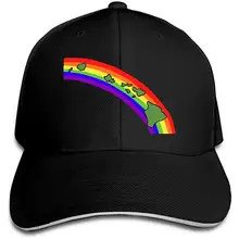 Классическая унисекс Радужная Гавайская бейсболка