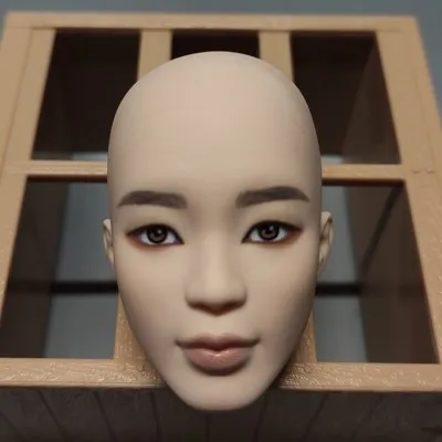 Оригинальная модная модель редкая кукла голова роялти DIY игрушка Коллекция