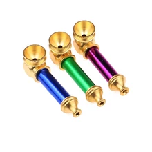 1 предмет, модный креативный металлический Портативный съемный Тип табака курительная трубка, курение аксессуары