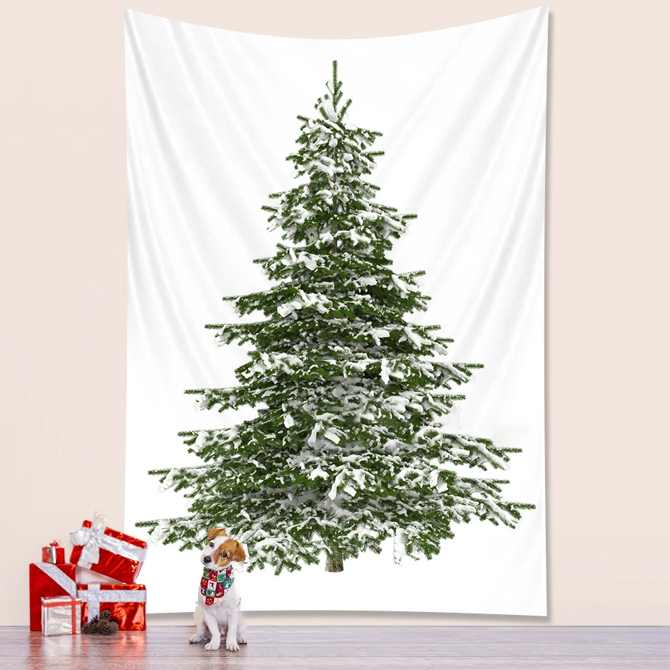Christmas tree bedroom home decoration New Year party large size Tapestry Wall Tapestry Bohemian decorative mattress tapestry decor