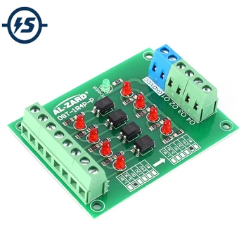 

Photoelectric Isolation Module Level Voltage Converter 3.3V to 24V 4-Channel 4 Bit PNP Output PLC Signal Converter